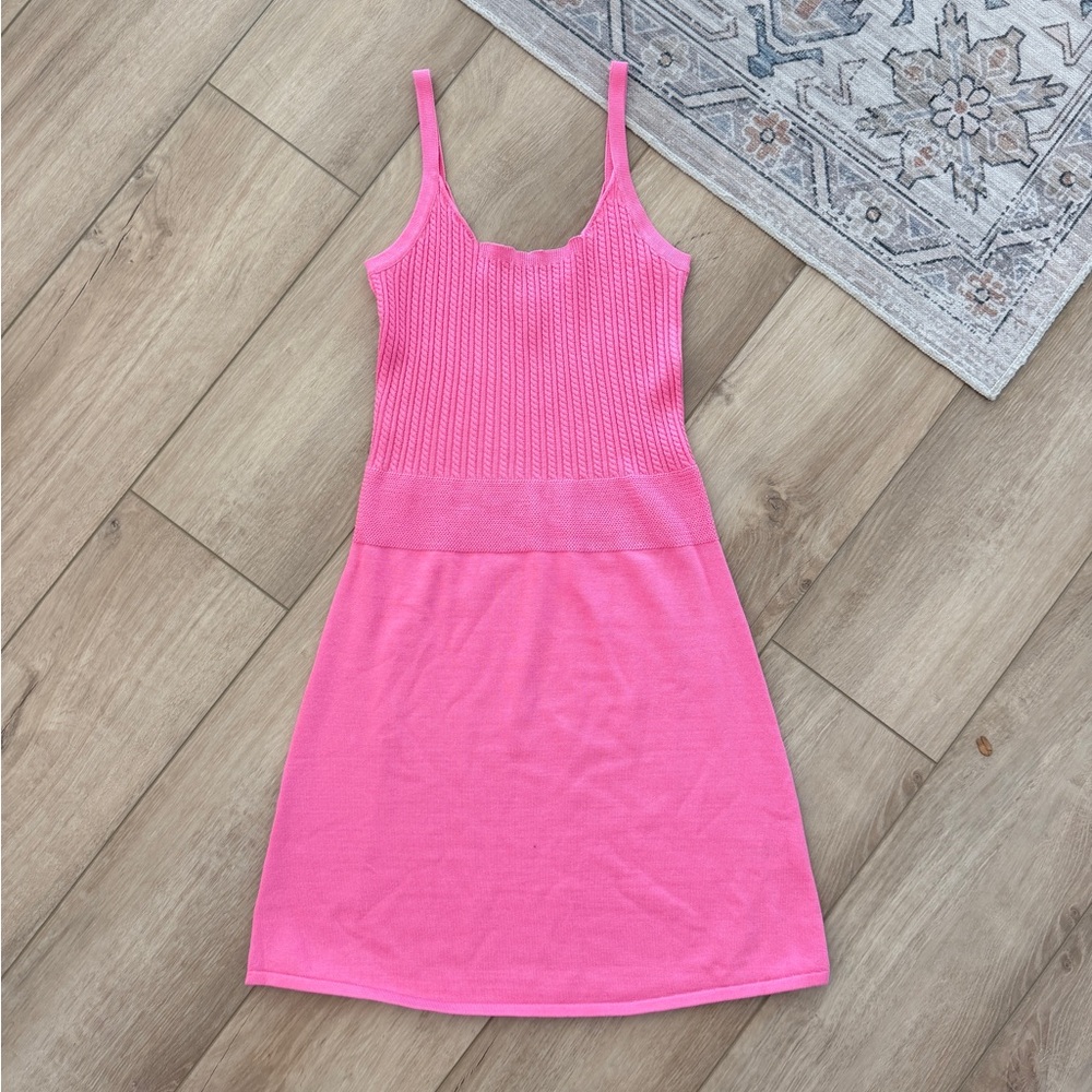 Blue Rain by Francesca’s Pink Sleeveless Knit Dress size Medium